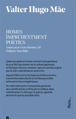 Homes imprudentment poètics, de Hugo Mãe, Valter | portada del libro