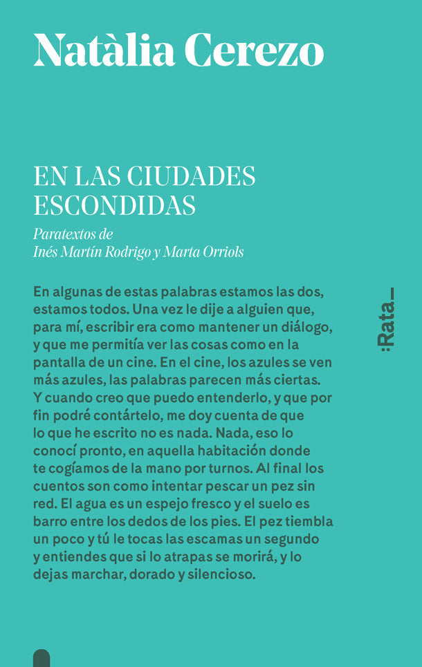 En las ciudades escondidas, de Cerezo, Natàlia | portada del libro