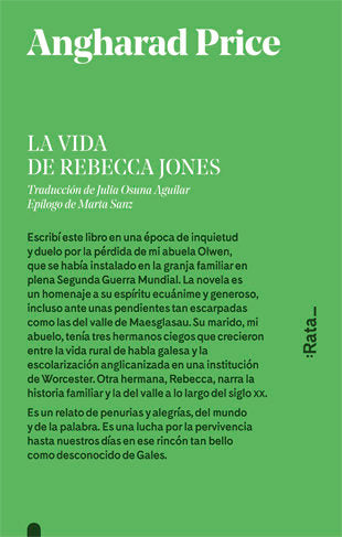 La vida de Rebecca Jones, de Price, Angharad | portada del libro