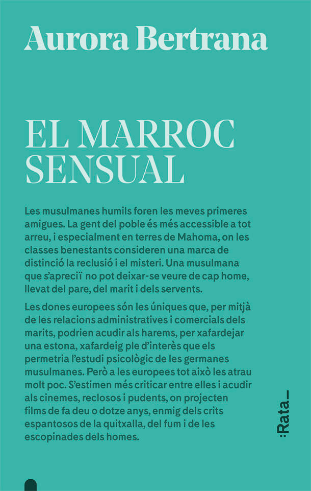 EL MARROC SENSUAL, de BERTRANA, AURORA | portada del libro