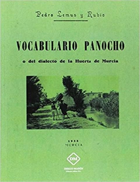 APORTACIONES PARA LA FORMACION DEL VOCABULARIO PANOCHO O DEL DIALECTO DE LA HUERTA DE MURCIA, de LEMUS Y RUBIO | portada del 