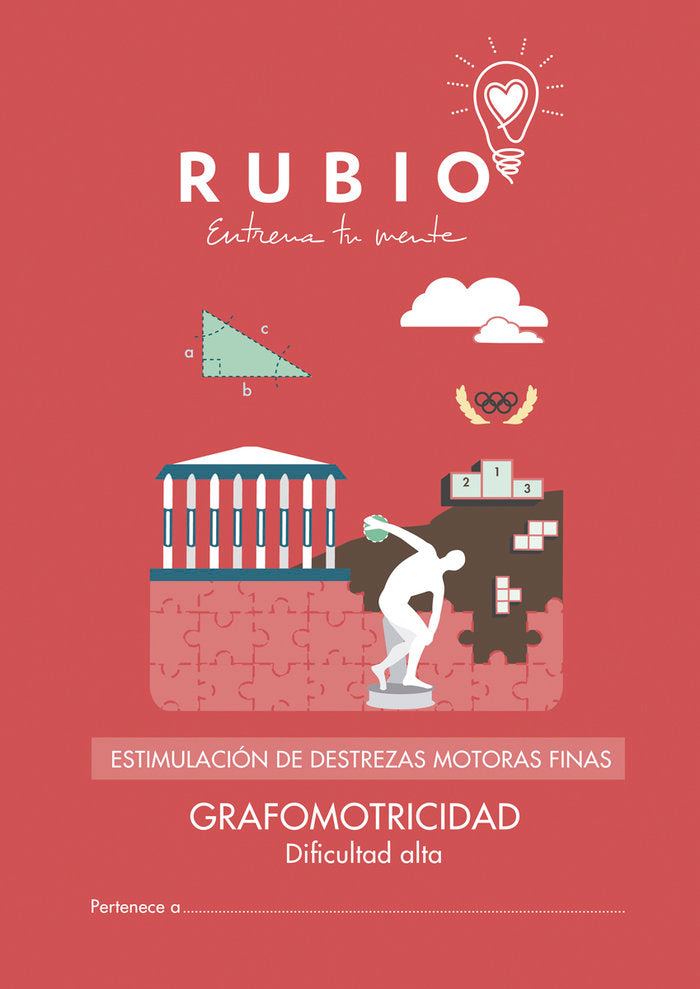 Estimulación de destrezas motoras finas: grafomotricidad (dificultad alta), de FUNDACIÓN CUADERNOS RUBIO | portada del libro
