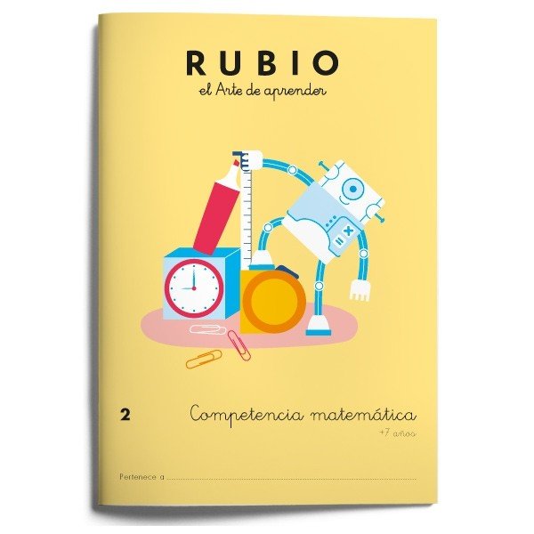Competencia matemática RUBIO 2, de Varios autores | portada del libro