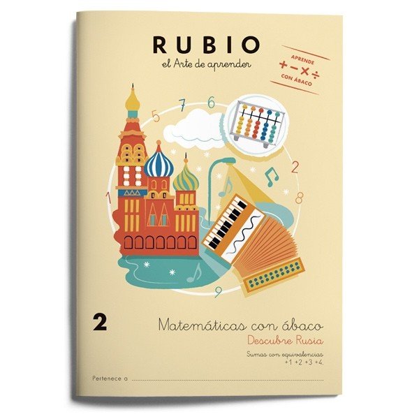 Matemáticas con ábaco 2. Descubre Rusia, de Varios autores | portada del libro