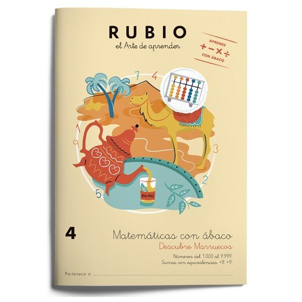 Matemáticas con ábaco 4. Descubre Marruecos, de Varios autores | portada del libro