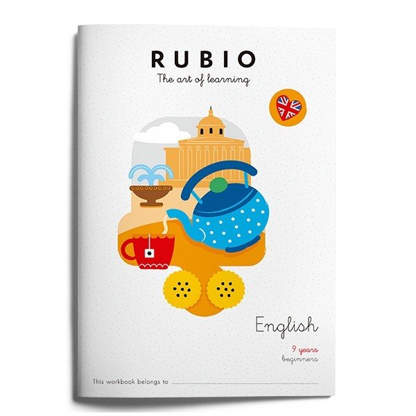 Rubio English 9 years beginners, de Varios autores | portada del libro