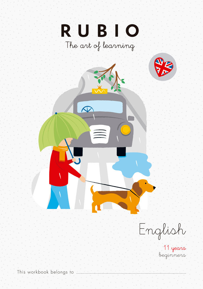 Rubio English 11 years beginners, de Varios autores | portada del libro