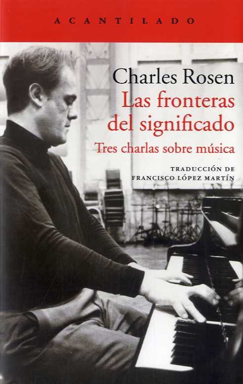 Las fronteras del significado, de Rosen, Charles | portada del libro