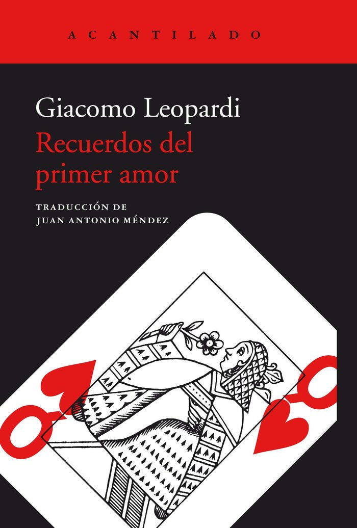 Recuerdos del primer amor, de Leopardi, Giacomo | portada del libro