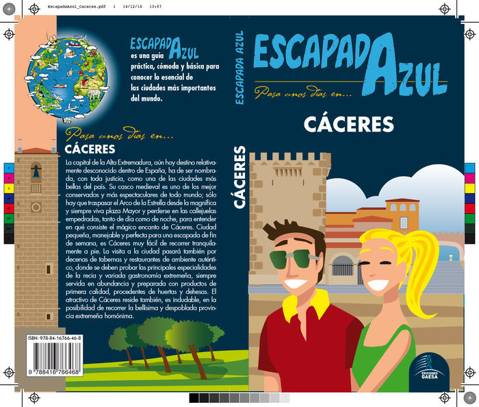 ESCAPADA Cáceres, de Cabrera,Daniel | portada del libro