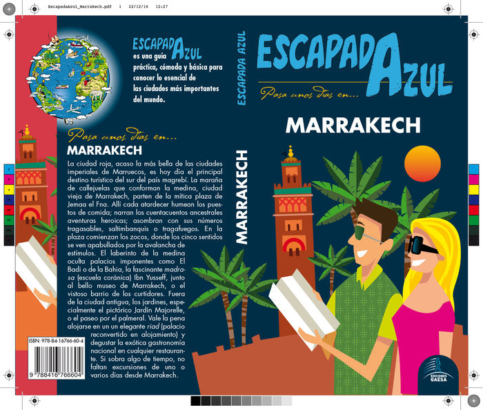 ESCAPADA MARRAKECH, de Cabrera, Daniel | portada del libro