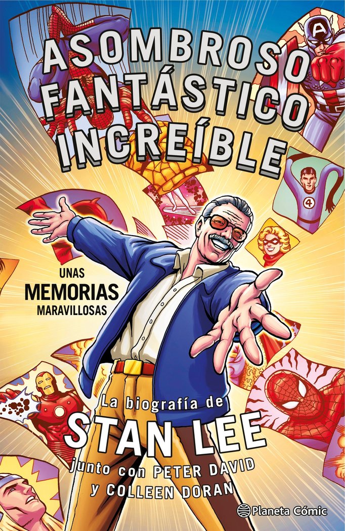 Stan Lee. Asombroso, Fantástico, Increíble: Unas memorias maravillosas, de Doran | portada del libro