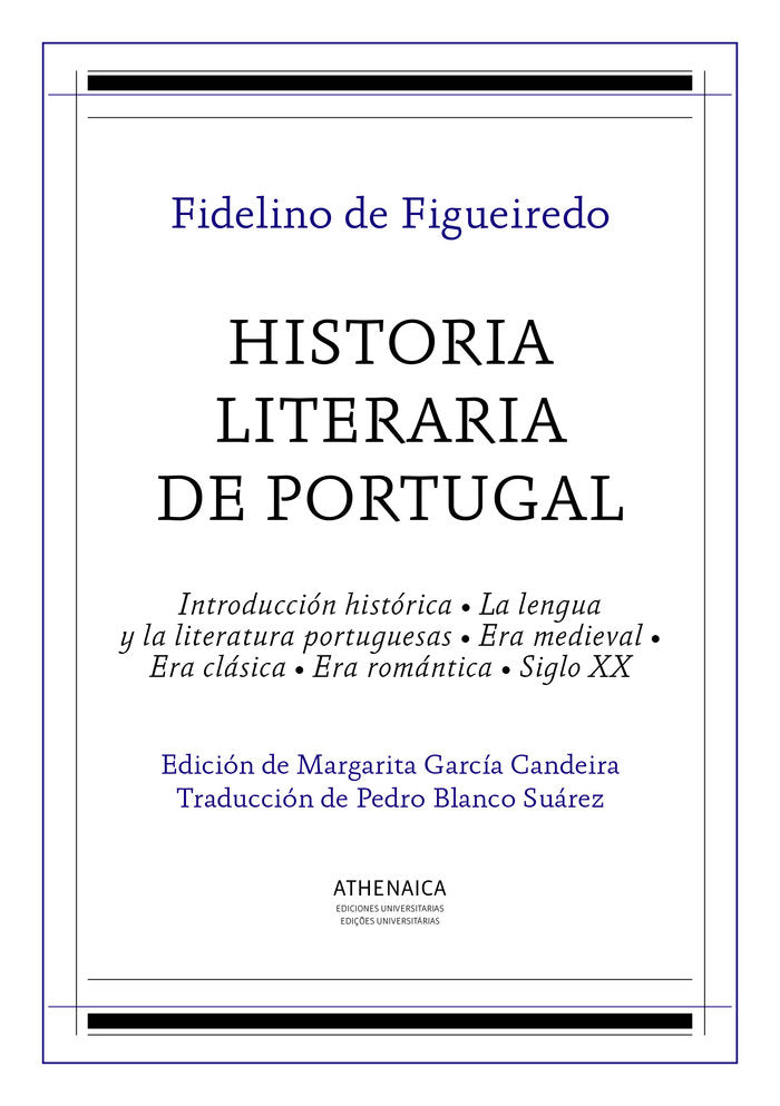 Historia literaria de Portugal. Obra completa, de de Sousa de Figueiredo, Fidelino | portada del libro
