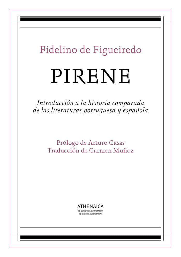 Pirene, de de Figueiredo, Fidelino | portada del libro