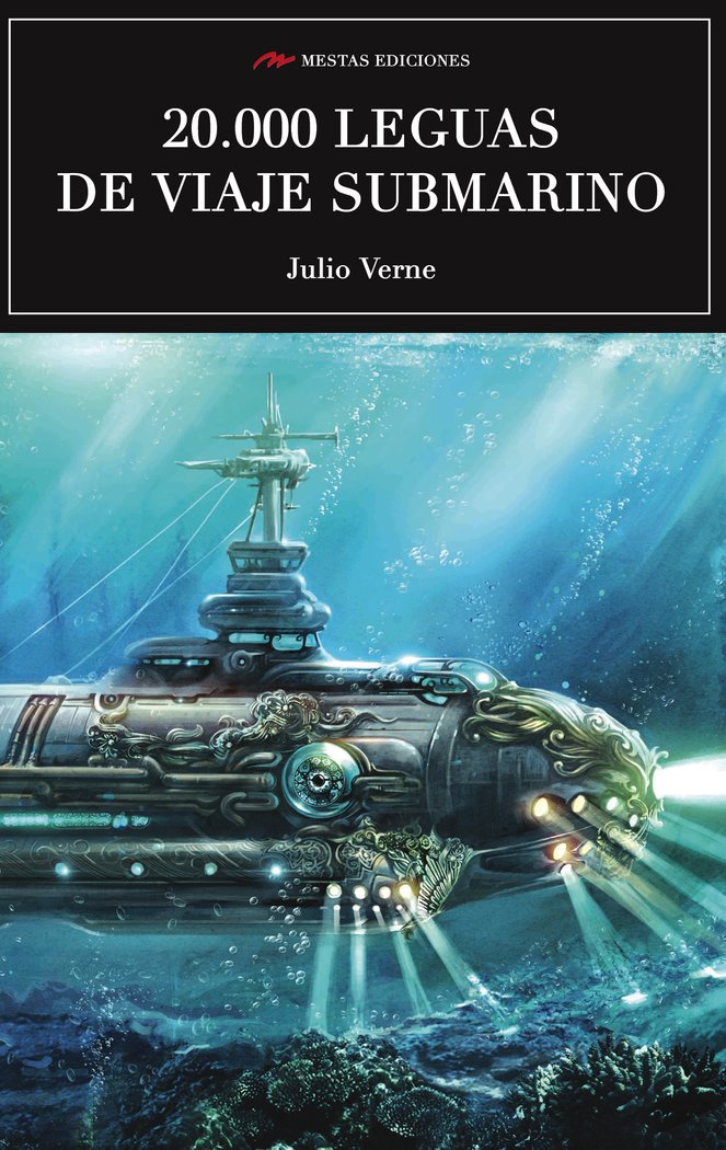 Veinte mil leguas de viaje submarino, de Verne, Julio | portada del libro