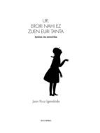 Ur: erori nahi ez zuen euri tanta, de Juan Kruz Igerabide Sarasola | portada del libro