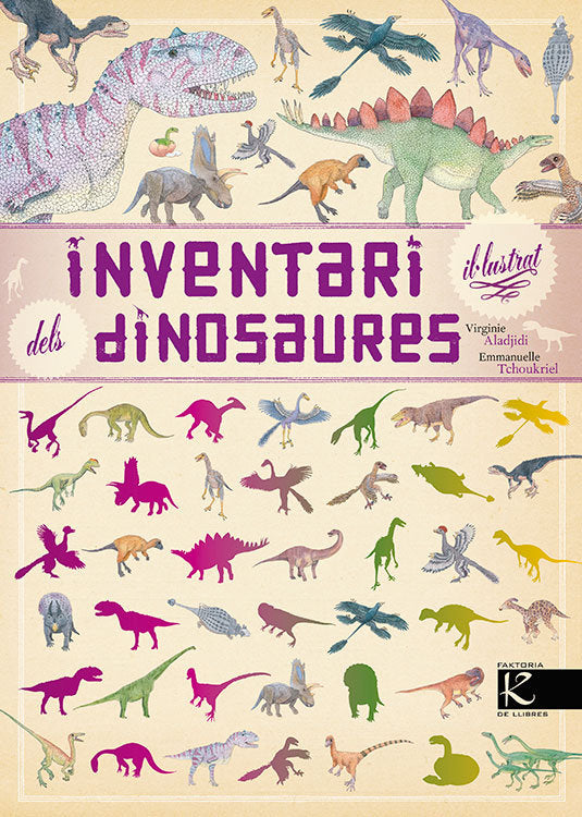 Inventari il·lustrat dels dinosaures, de Aladjidi, Virginie | portada del libro