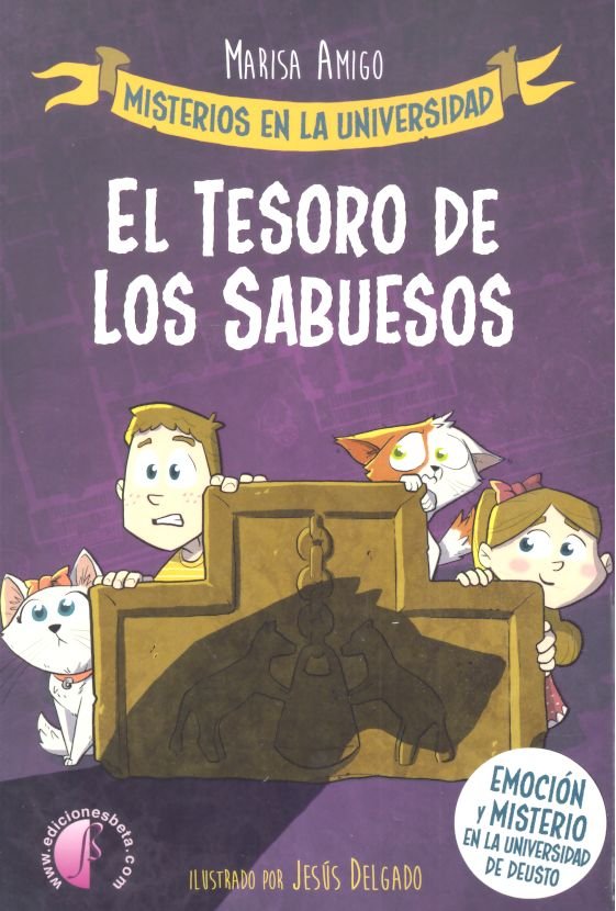 EL TESORO DE LOS SABUESOS MISTERIOS EN LA UNIVERSIDAD, de AMIGO,MARISA | portada del libro