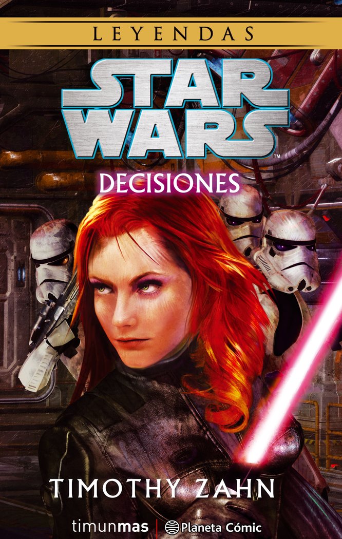 Star Wars Decisiones (novela), de Zahn, Timothy | portada del libro