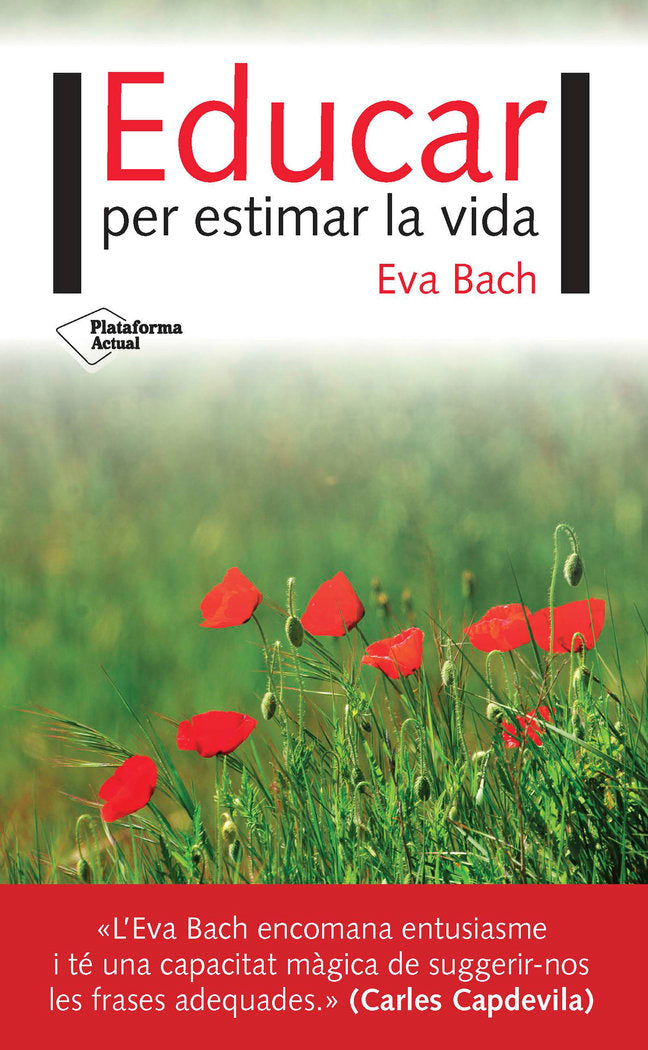 Educar per estimar la vida, de Bach Cobacho, Eva | portada del libro