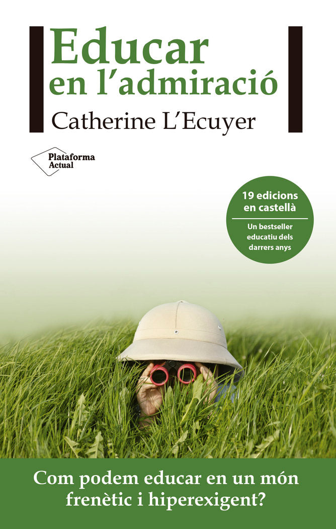 Educar en l'admiració, de L'Ecuyer, Catherine | portada del libro