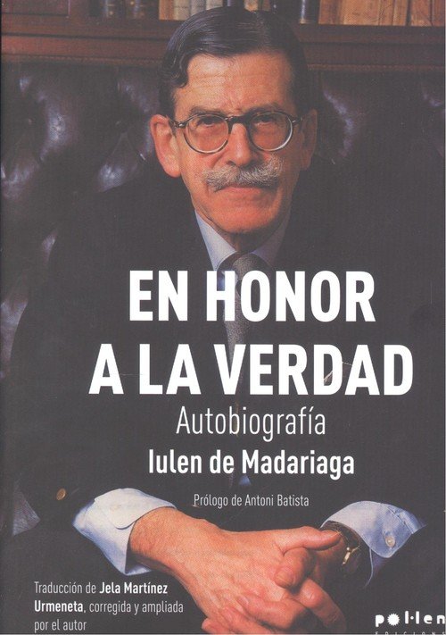 EN HONOR A LA VERDAD, de de Madariaga | portada del libro