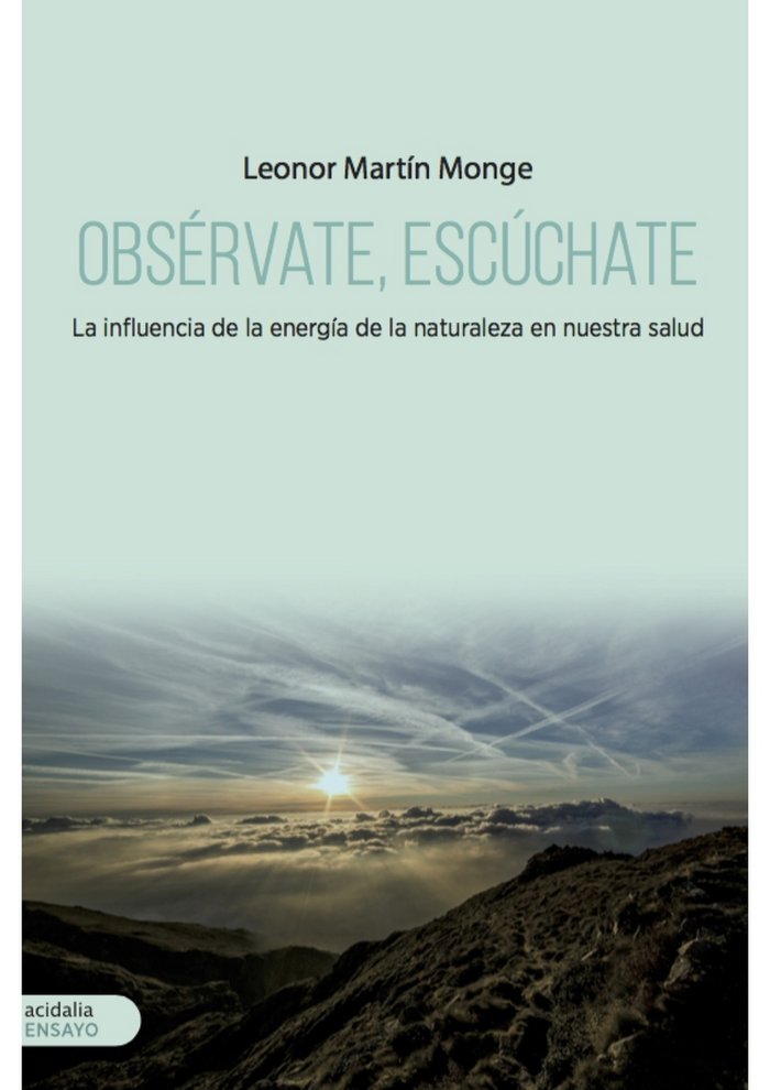 Obsérvate, escúchate, de Martín Monge, Leonor | portada del libro