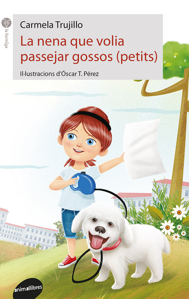 La nena que volia passejar gossos (petits), de Carmela Trujillo | portada del libro