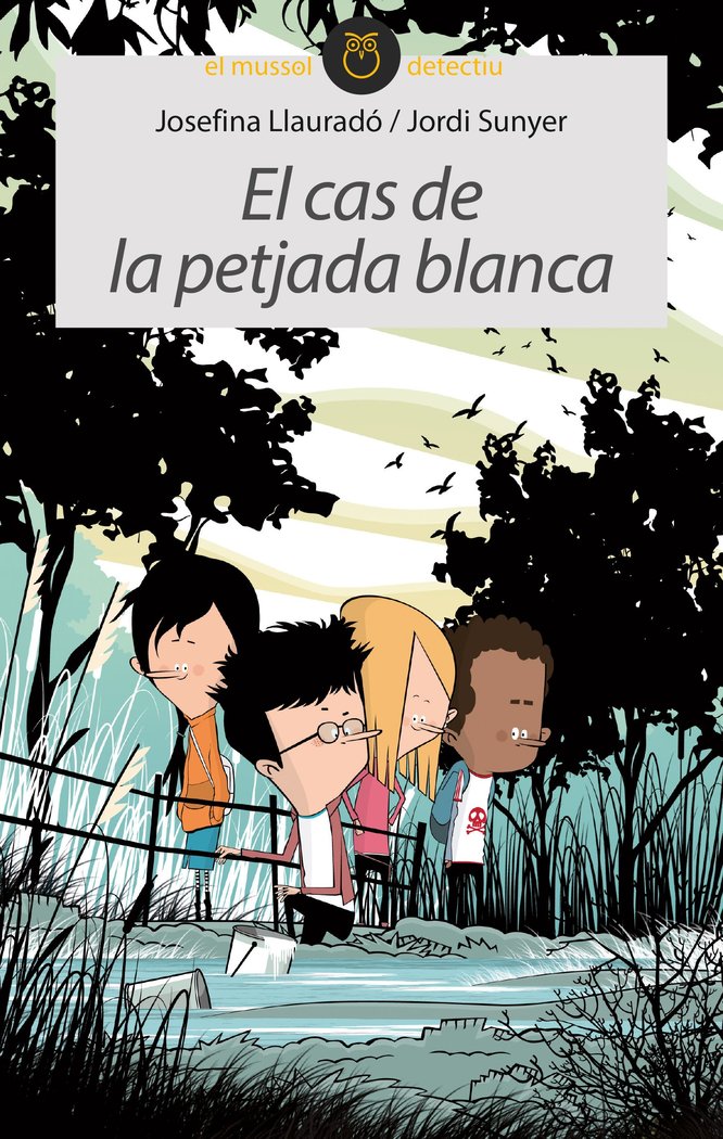 El cas de la petjada blanca, de Josefina Llauradó | portada del libro