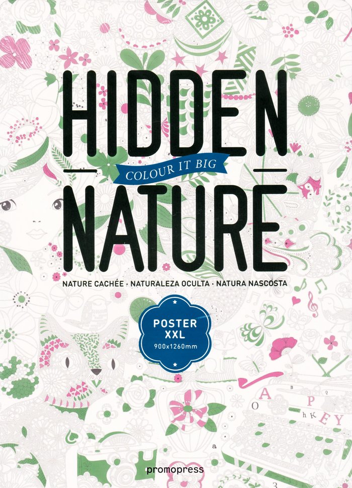 HIDDEN COLOUR IT BIG NATURE, de VV.AA. | portada del libro