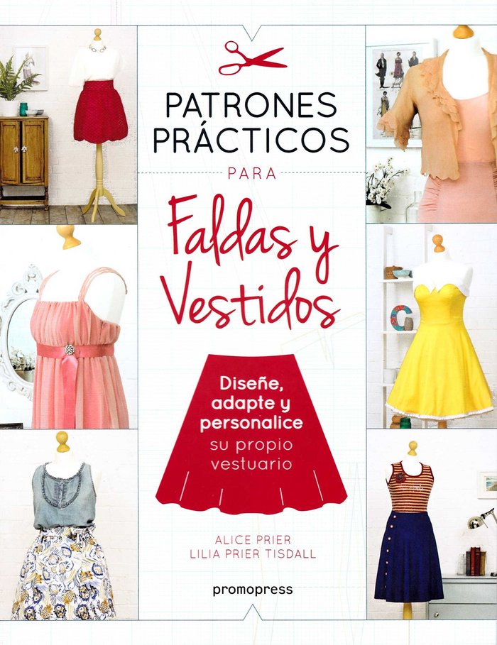 Patrones prácticos para faldas y vestidos, de Prier | portada del libro