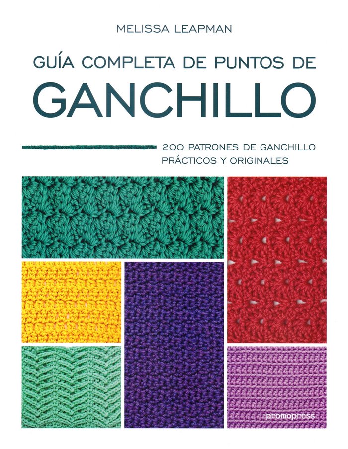 Guía completa de puntos de ganchillo, de Melissa Leapman | portada del libro