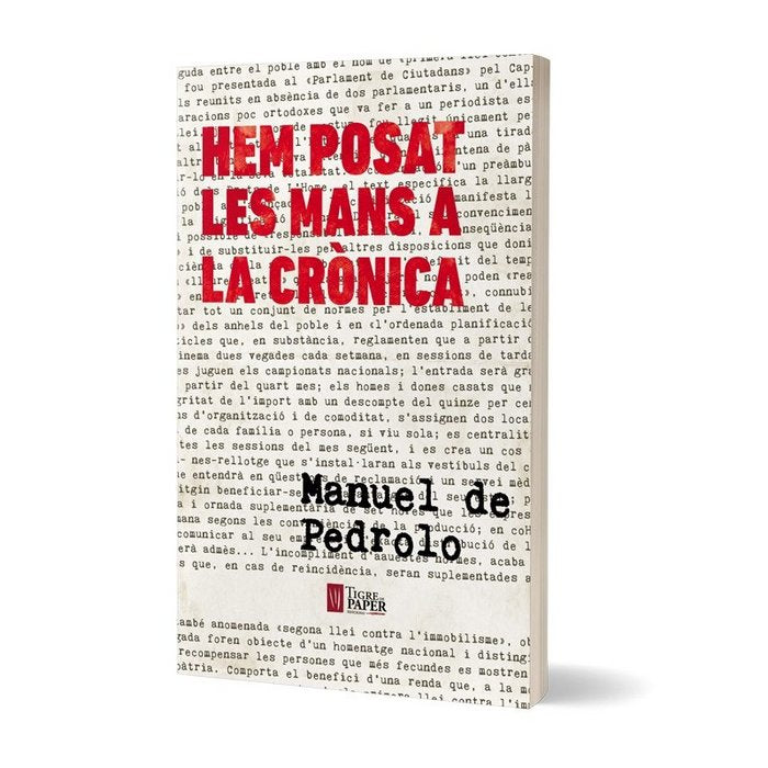 Hem posat les mans a la crònica, de De Pedrolo Molina, Manuel | portada del libro