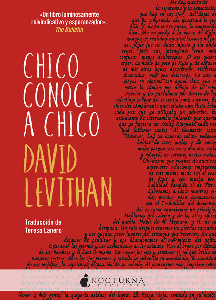 Chico conoce a chico, de Levithan, David | portada del libro