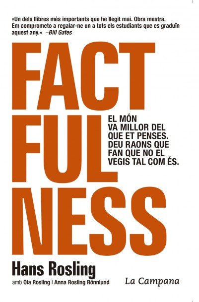 Factfulness (edició en català), de Rosling | portada del libro