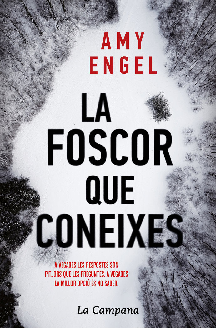 La foscor que coneixes, de Engel, Amy | portada del libro