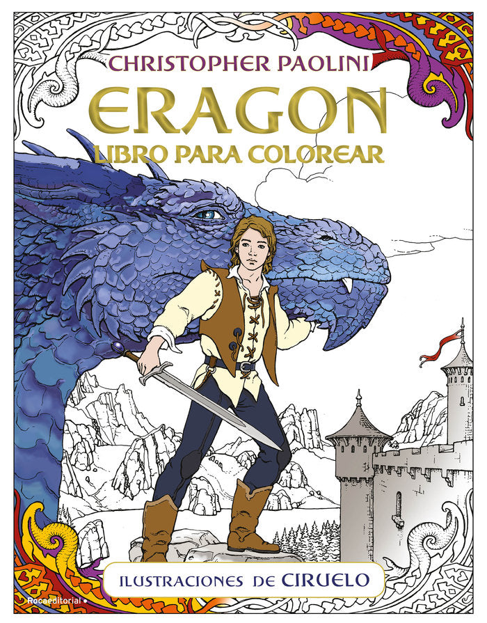 Eragon. Libro oficial para colorear, de Paolini, Christopher | portada del libro