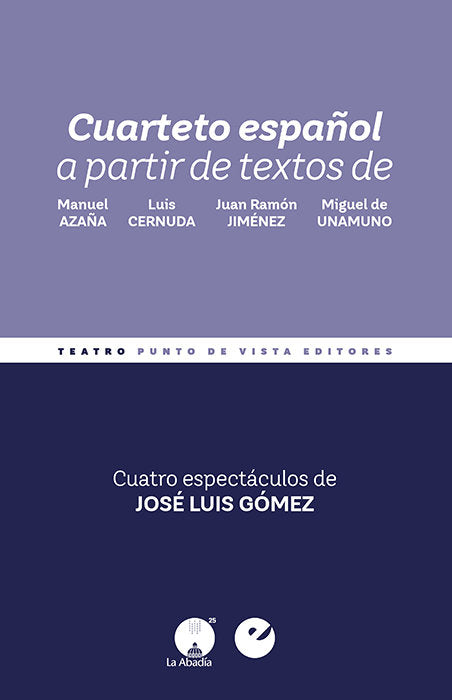Cuarteto español, de Unamuno, Miguel de | portada del libro