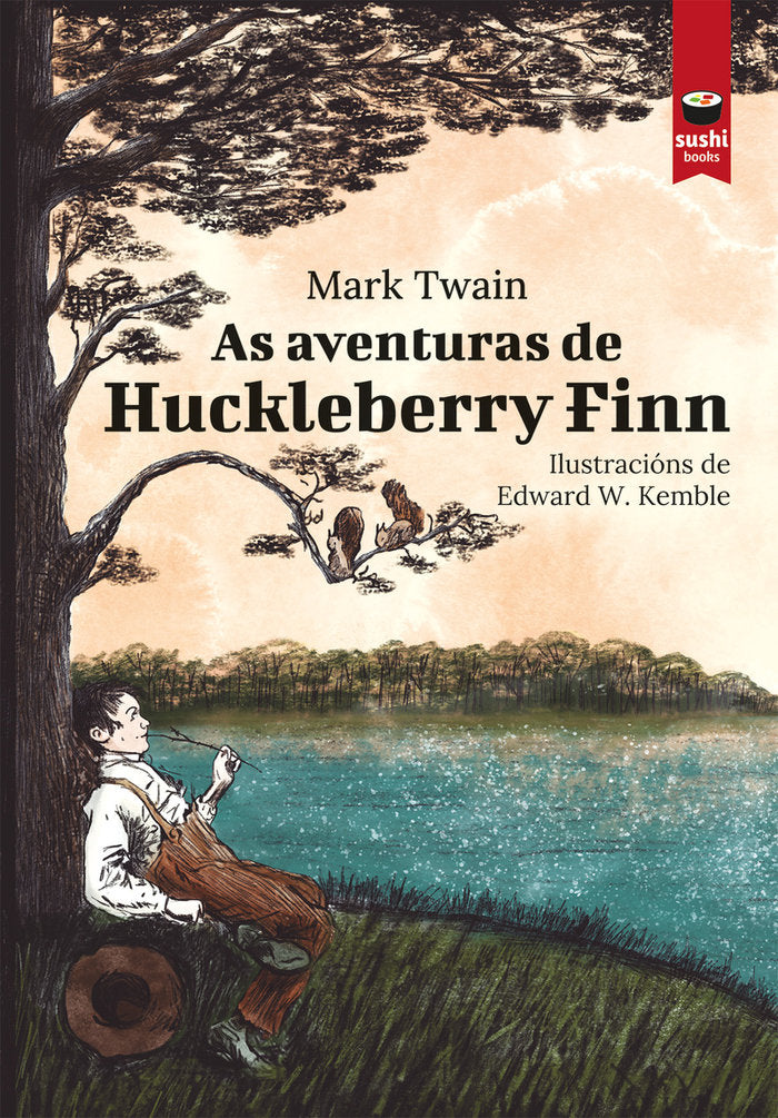 AS AVENTURAS DE HUCKLEBERRY FINN (ILUSTRADO), de TWAIN, MARK | portada del libro