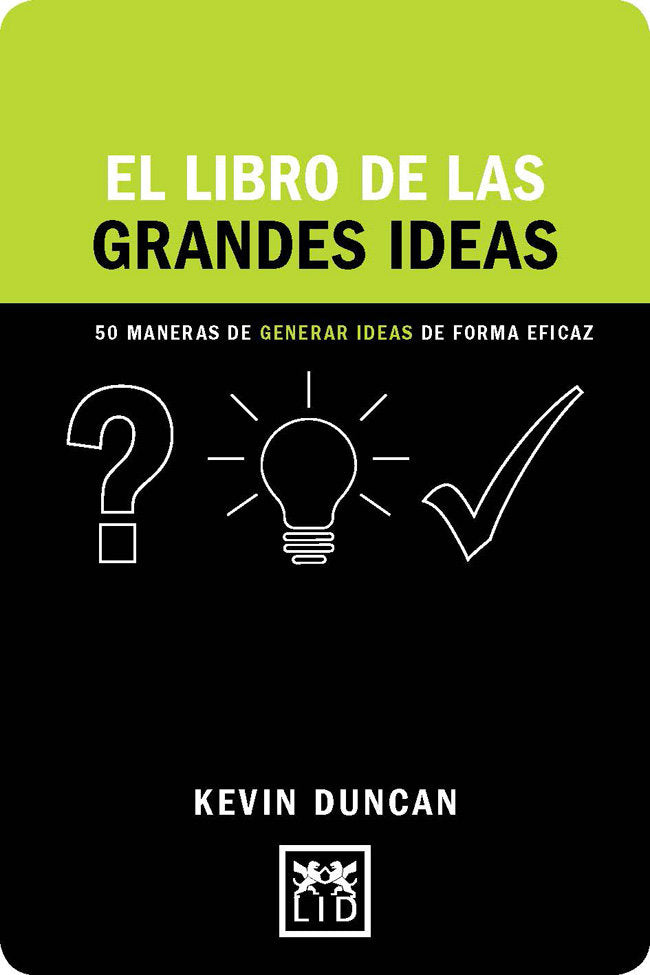 El libro de las grandes ideas, de Duncan, Kevin | portada del libro