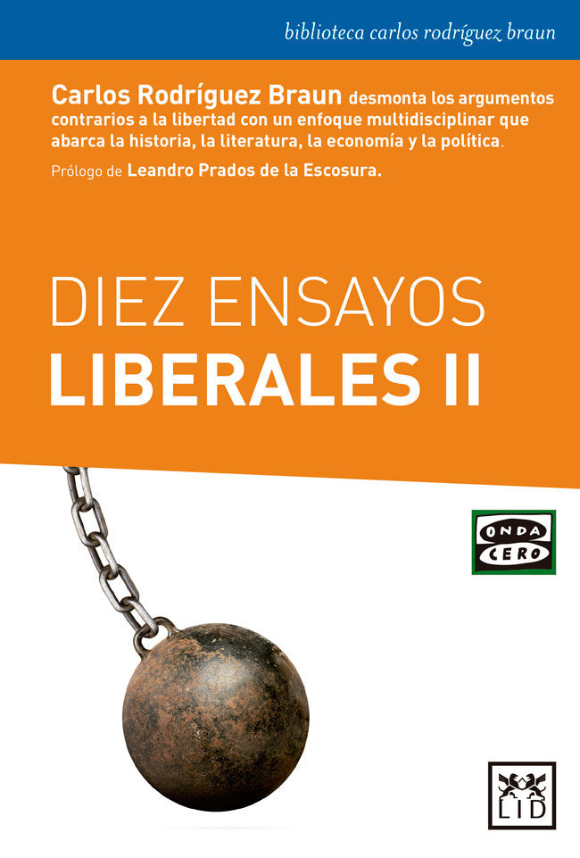 Diez ensayos liberales, de Rodríguez Braun, Carlos | portada del libro