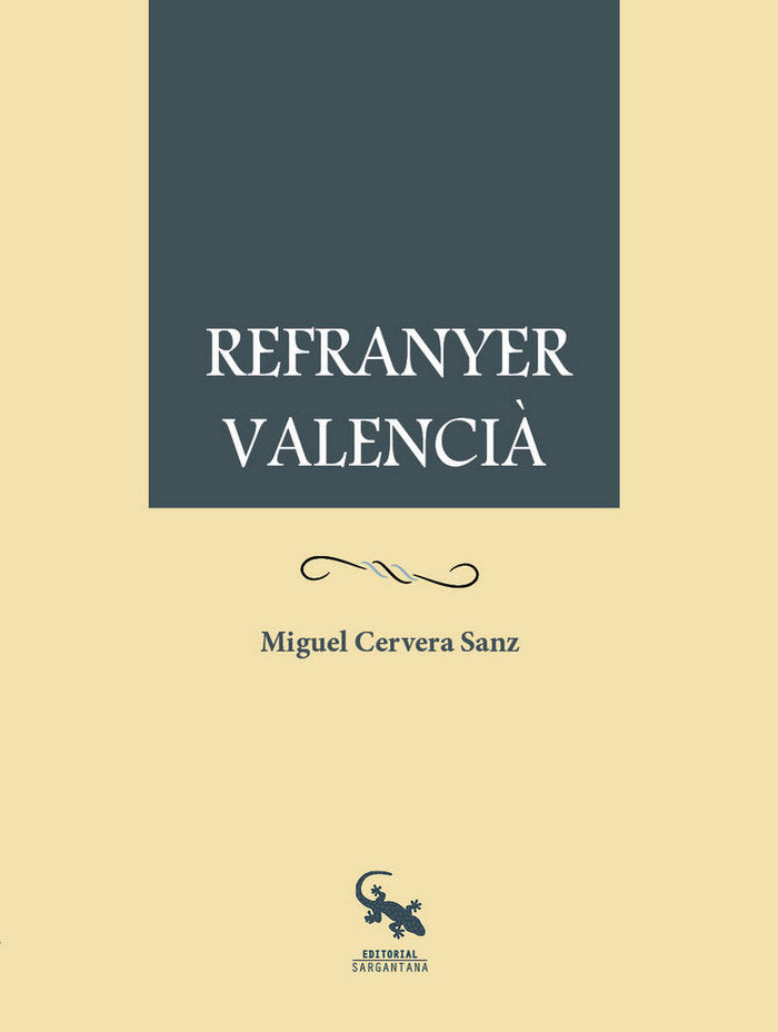 Refranyer Valencià, de Cervera, Miguel | portada del libro
