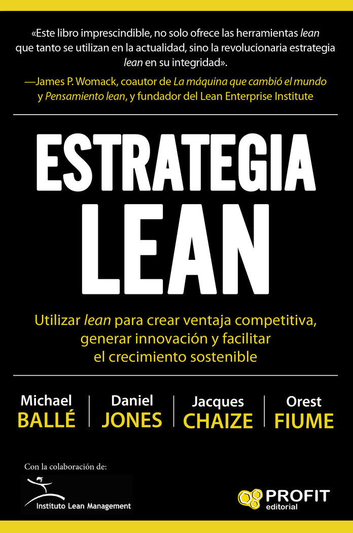 Estrategia lean, de Ballé, Michael | portada del libro