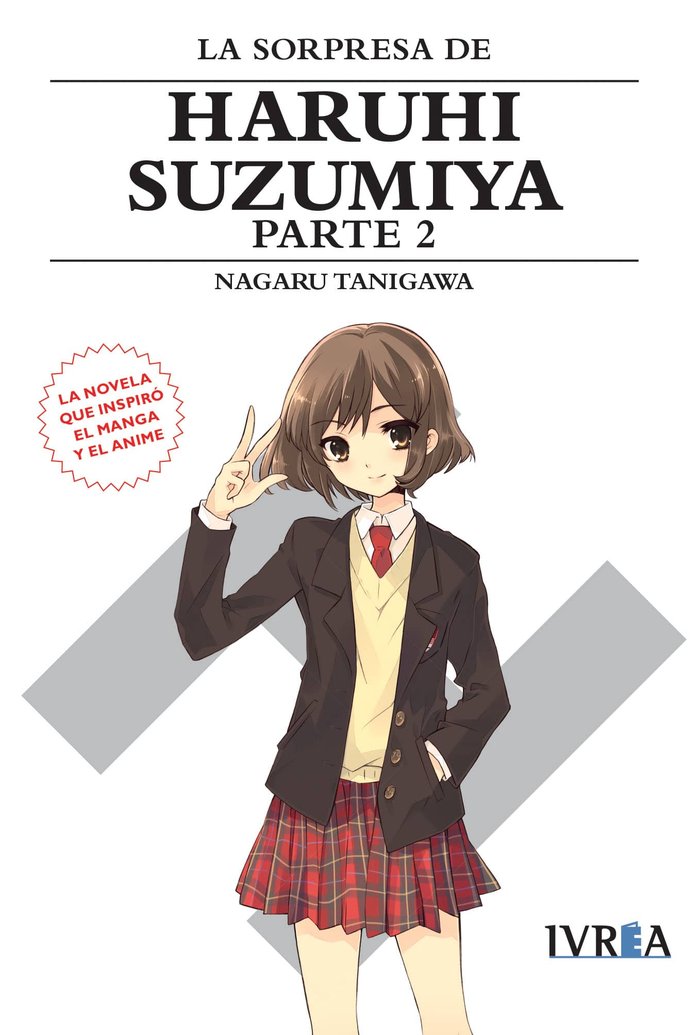 La sorpresa de Haruhi Suzumiya, de Nagaru Tanigawa | portada del libro