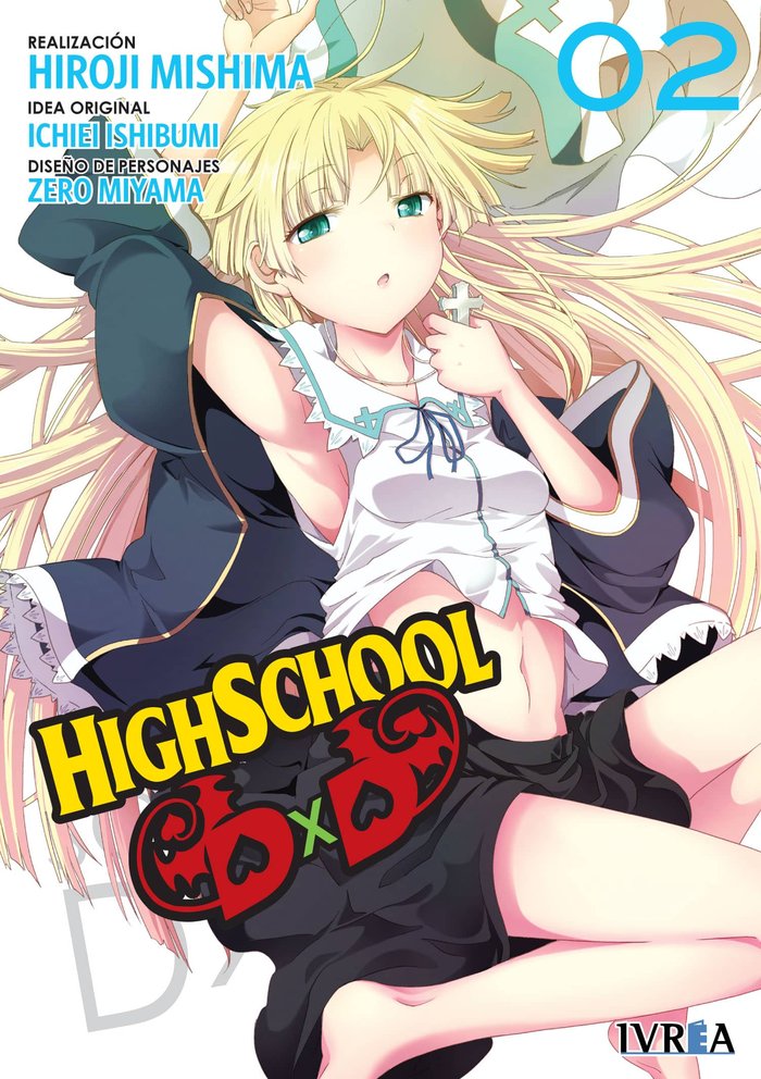 HighSchool DxD  2, de Hiroji Mishima | portada del libro