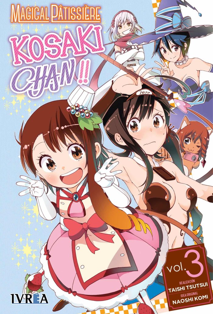 Magical Pâtissière Kosaki-Chan  3, de Naoshi Komi | portada del libro