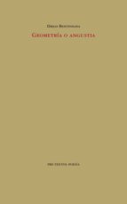 GEOMETRÍA O ANGUSTIA, de DIEGO BENTIVEGNA | portada del libro