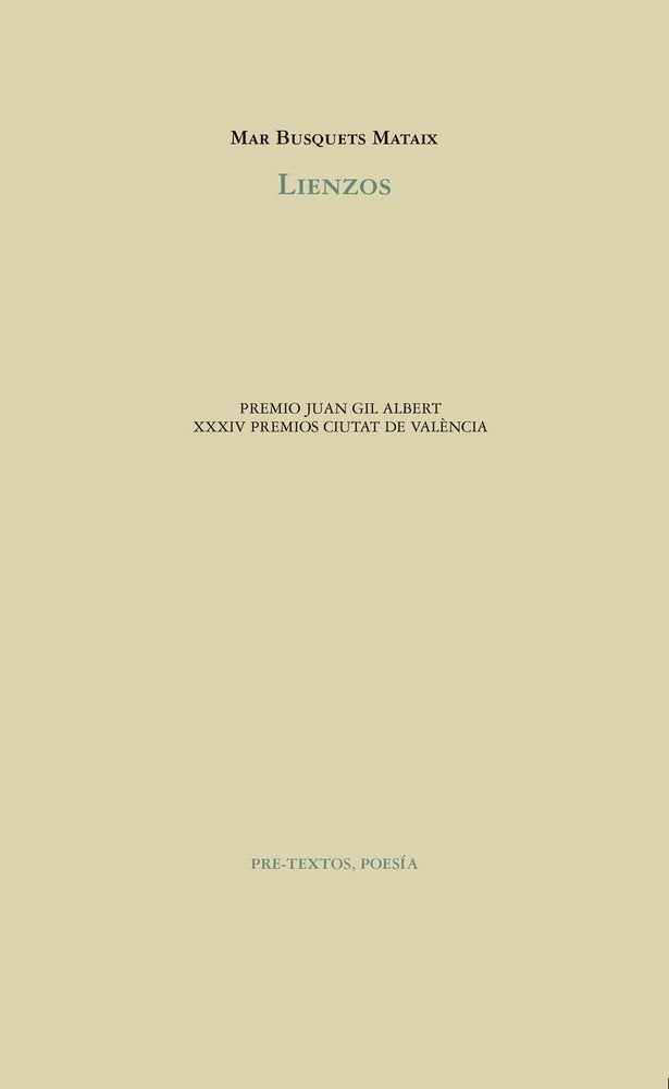 LIENZOS, de Busquets Mataix | portada del libro