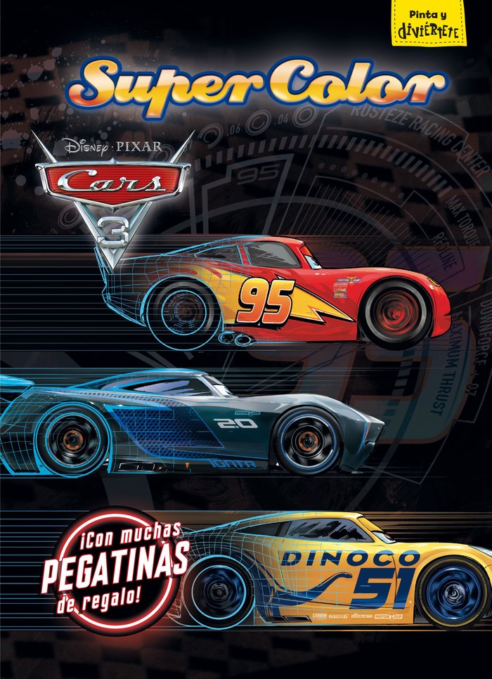 Cars 3. Supercolor, de Disney | portada del libro