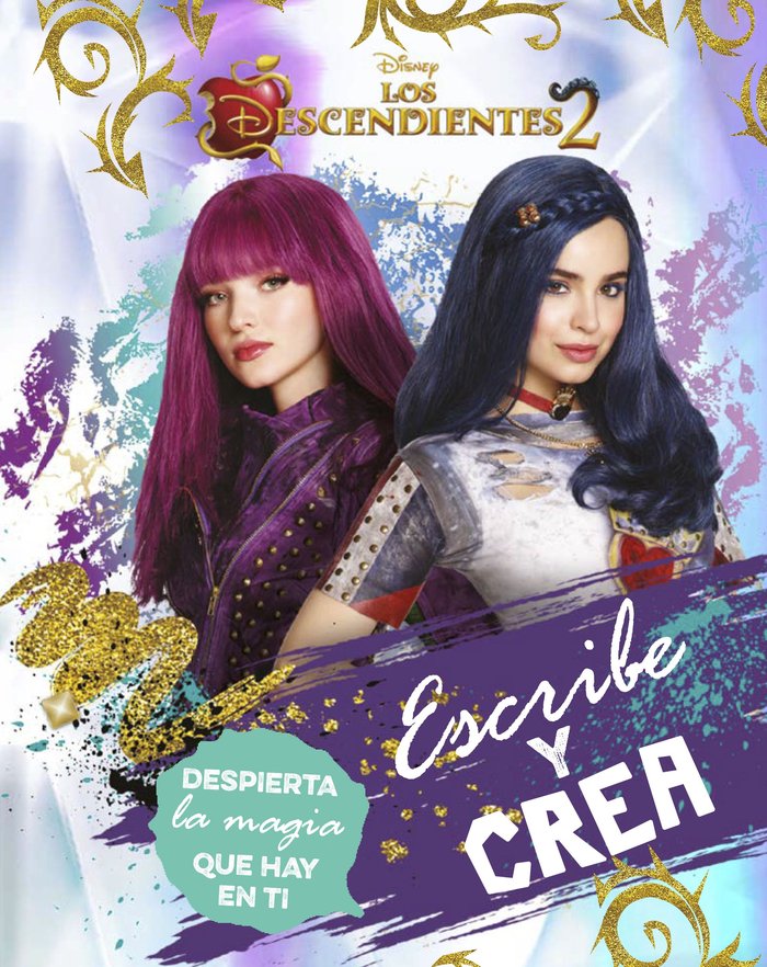 Los Descendientes 2. Escribe y crea, de Disney | portada del libro